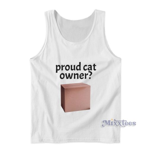 Proud Cat Owner Tank Top For Unisex