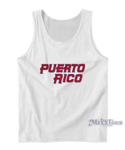 Puerto Rico Bad Bunny Tank Top For Unisex