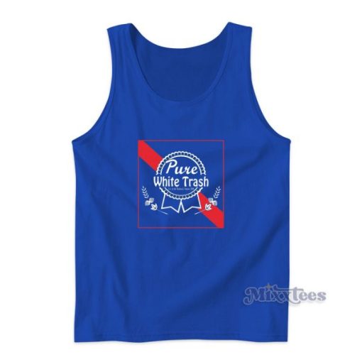 Pure White Trash Tank Top for Unisex