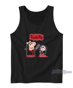Puzzle Horror Pig Peppa Tank Top for Unisex Puzzle Horror Pig Peppa Tank Top for Unisex