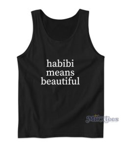 Quackity Merch Habibi Means Beautiful Tank Top for Unisex