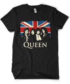Queen UK Flag T-shirt Queen UK Flag T-shirt