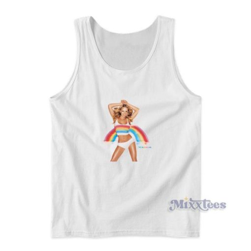 Rainbow Mariah Carey Album Tank Top