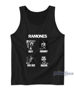 Ramones Joey Johnny Dee Dee Razor Ramon Meme Tank Top Ramones Joey Johnny Dee Dee Razor Ramon Meme Tank Top