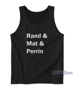 Rand And Mat And Perrin Tank Top for Unisex Rand And Mat And Perrin Tank Top for Unisex