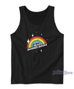 Read Banned Books Rainbow Tank Top