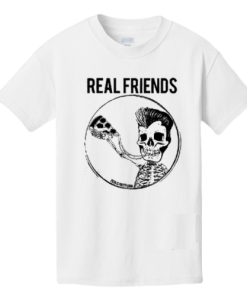 Real Friends Pizza Skeleton T-shirt Real Friends Pizza Skeleton T-shirt