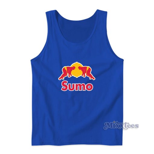 Red Sumo Sumo Bull Tank Top For Unisex