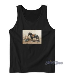 Resting Somborac And Horse Tank Top for Unisex