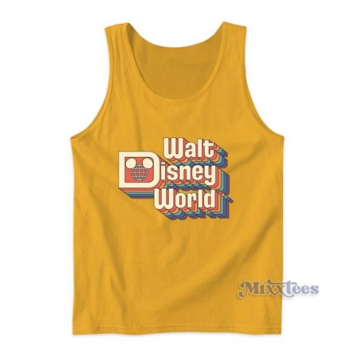 Retro Walt Disney World Tank Top for Unisex