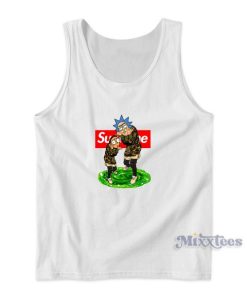 Rick And Morty Bape Supreme Tank Top