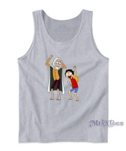 Rick And Morty One Piece Rayleigh and Luffy Tank Top