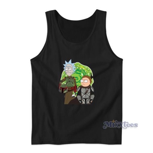 Rick Sanchez Boba Fett Rick And Morty Tank Top