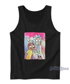 Rick and Morty Eyes Wide Open Tank Top for Unisex Rick and Morty Eyes Wide Open Tank Top for Unisex