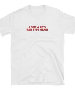 RnB Type Heart T-shirt