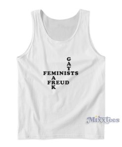 Robin Wood Gays Feminists Mark Freud Tank Top Robin Wood Gays Feminists Mark Freud Tank Top