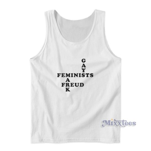 Robin Wood Gays Feminists Mark Freud Tank Top