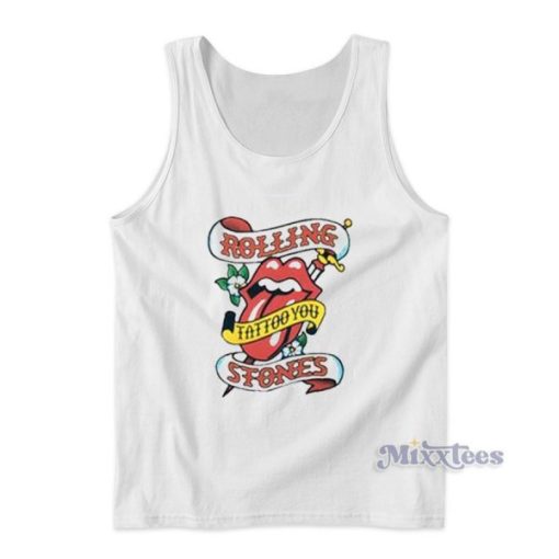 Rolling Stones Tattoo You Tank Top for Unisex