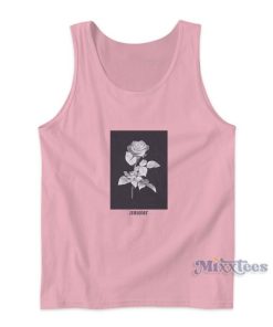 Rose Word Amour Pink Tank Top for Unisex