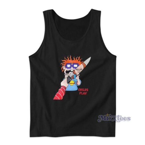 Rugrats Meets Child’s Play Chuckie Tank Top for Unisex