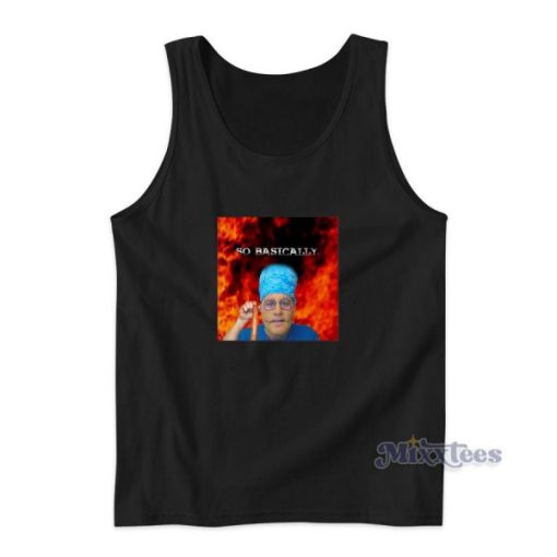 SHOENICE SO BASICALLY Tank Top for Unisex