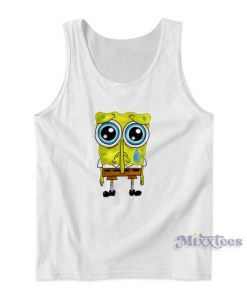 Sad Spongebob Tank Top for Unisex