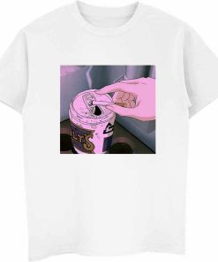Sad smokes Anime T-Shirt Sad smokes Anime T-Shirt