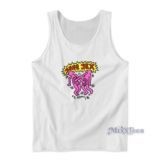 Safe Sex Keith Haring 86 Tank Top