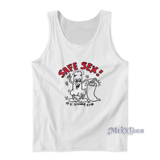 Safe Sex Keith Haring 87 Tank Top