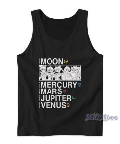Sailor Moon Mercury Mars Jupiter Venus Tank Top For Unisex Sailor Moon Mercury Mars Jupiter Venus Tank Top For Unisex