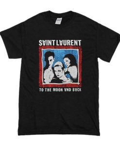 Saint Laurent to the moon and back T-shirt Saint Laurent to the moon and back T-shirt