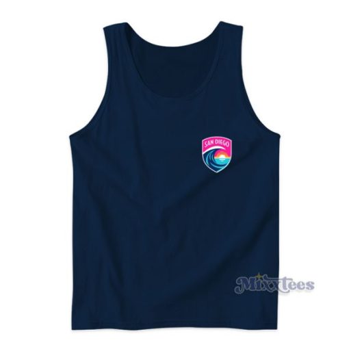 San Diego Wave Fc Logo Tank Top For Unisex