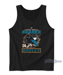 San Jose Sharks 24 Bayley 1995 Tank Top San Jose Sharks 24 Bayley 1995 Tank Top