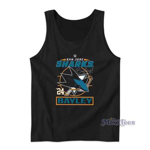 San Jose Sharks 24 Bayley 1995 Tank Top