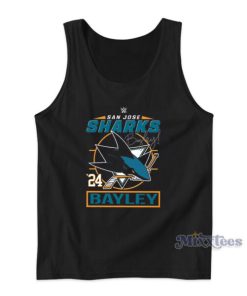 San Jose Sharks 24 Bayley 1995 Tank Top
