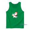 Santa Riding On Unicorn Christmas Tank Top