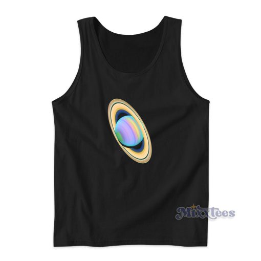 Saturn In Ultraviolet Tank Top for Unisex