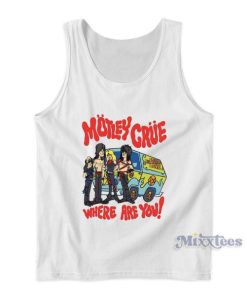 Scooby Doo Motley Crue Where Are You Tank Top