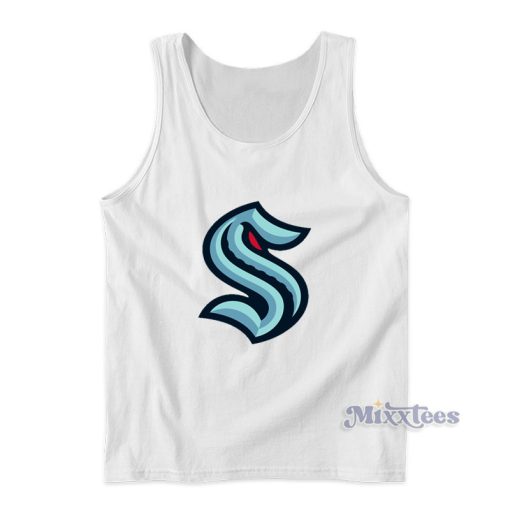 Seattle Kraken Logo Tank Top For Unisex