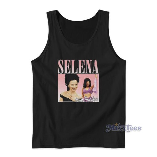 Selena Amor Prohibido Tank Top For Unisex