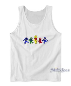 Sesame Street Dancing Bear Style Tank Top for Unisex