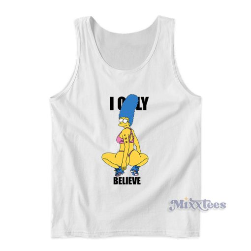 Sexy Marge Simpson Believe Tank Top