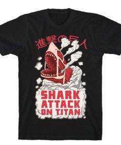 Shark Attack on Titan T-shirt Shark Attack on Titan T-shirt