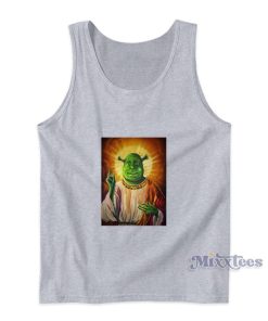 Shrek Jesus Meme Tank Top For Unisex Shrek Jesus Meme Tank Top For Unisex