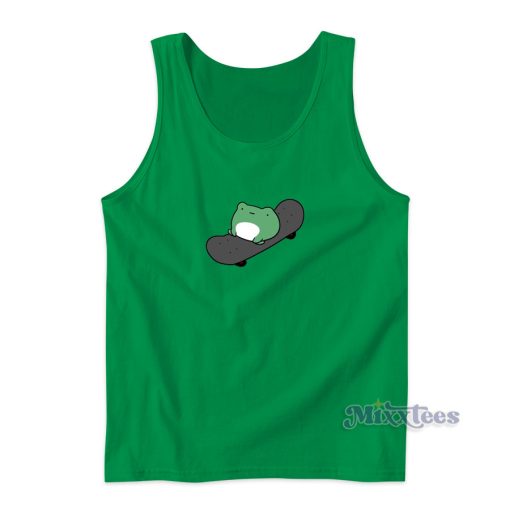 Skateboarding Frog Lightweight Tank Top for Unisex