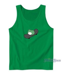 Skateboarding Frog Lightweight Tank Top for Unisex