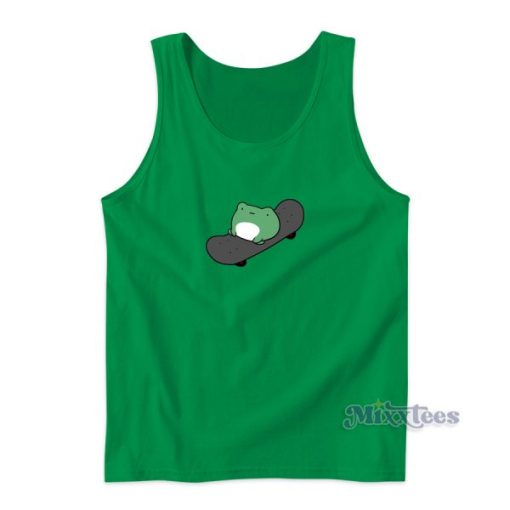 Skateboarding Frog Lightweight Tank Top for Unisex