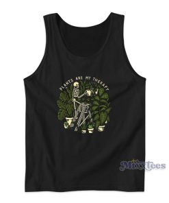 Skeleton Plants Are My Therapy Tank Top for Unisex Skeleton Plants Are My Therapy Tank Top for Unisex