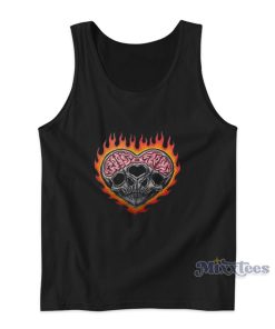 Skull Skeleton Love Fire Tank Top For Unisex Skull Skeleton Love Fire Tank Top For Unisex