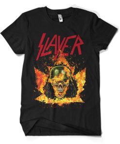 Slayer Band Burned Soldier T-shirt Slayer Band Burned Soldier T-shirt